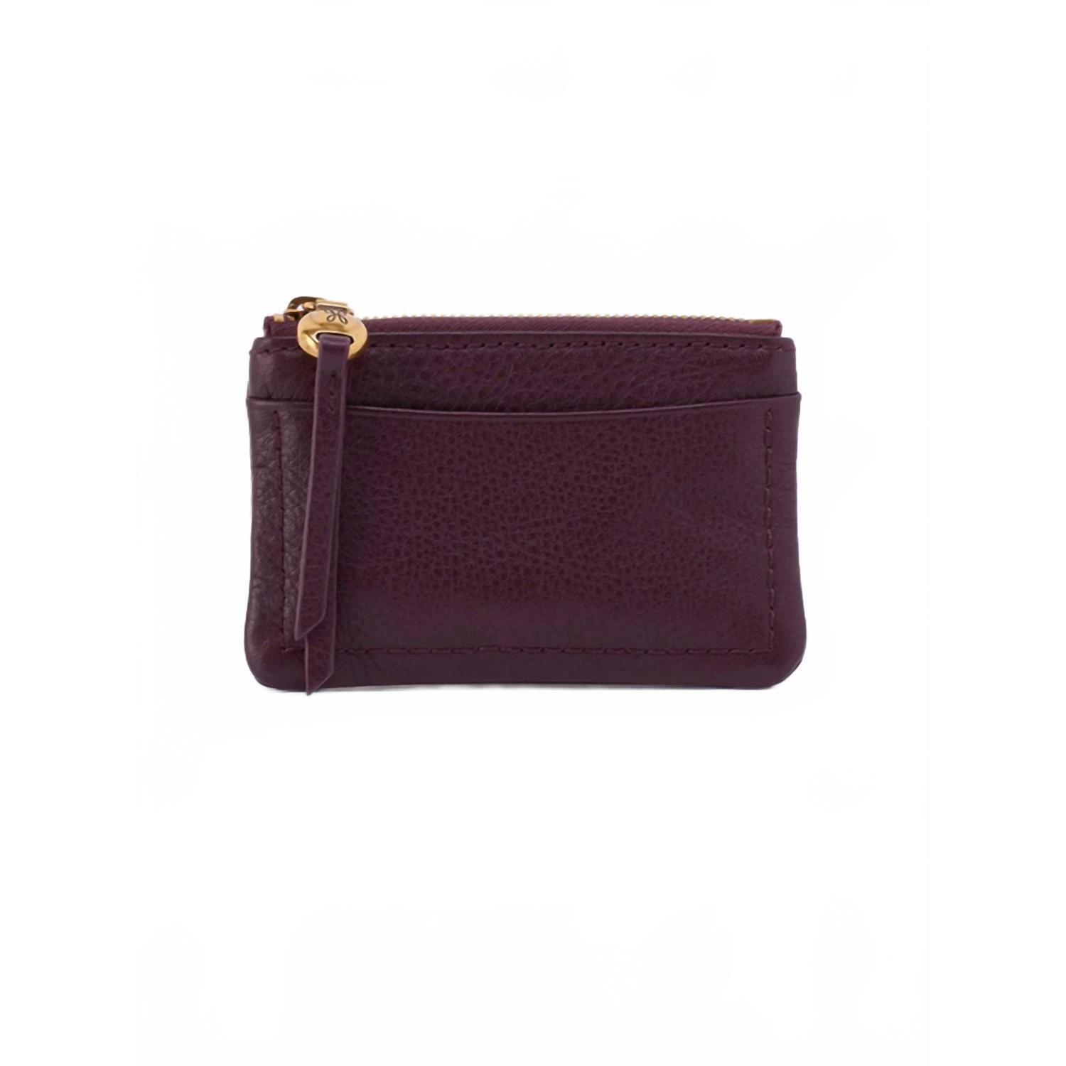 New Hobo Women's Lumen Card Case In Ruby Wine